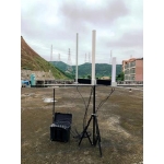 Portable easy to install Anti-Drone UAV 120W Jammer up to 2500m